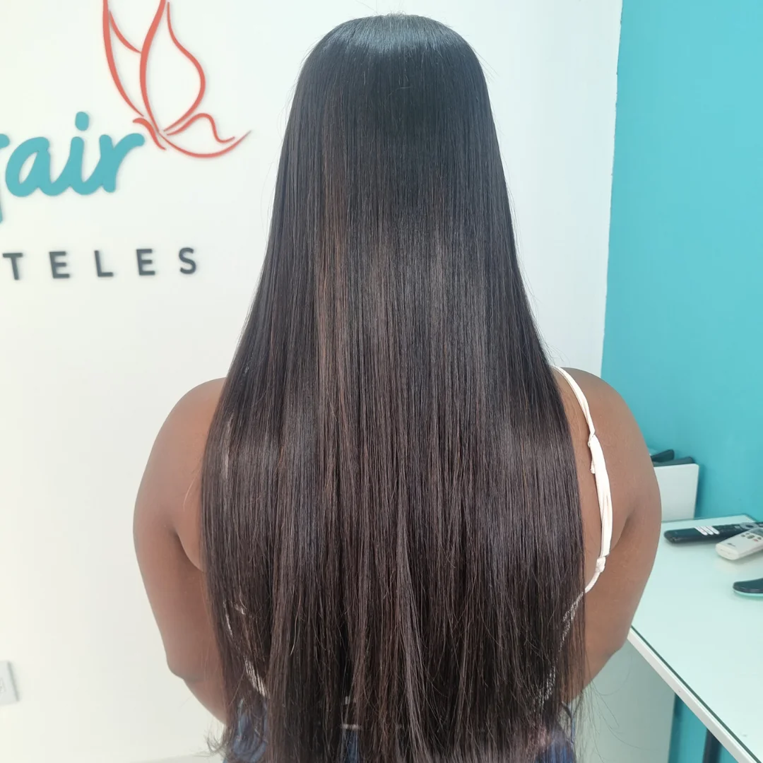 Antes e depois megahair