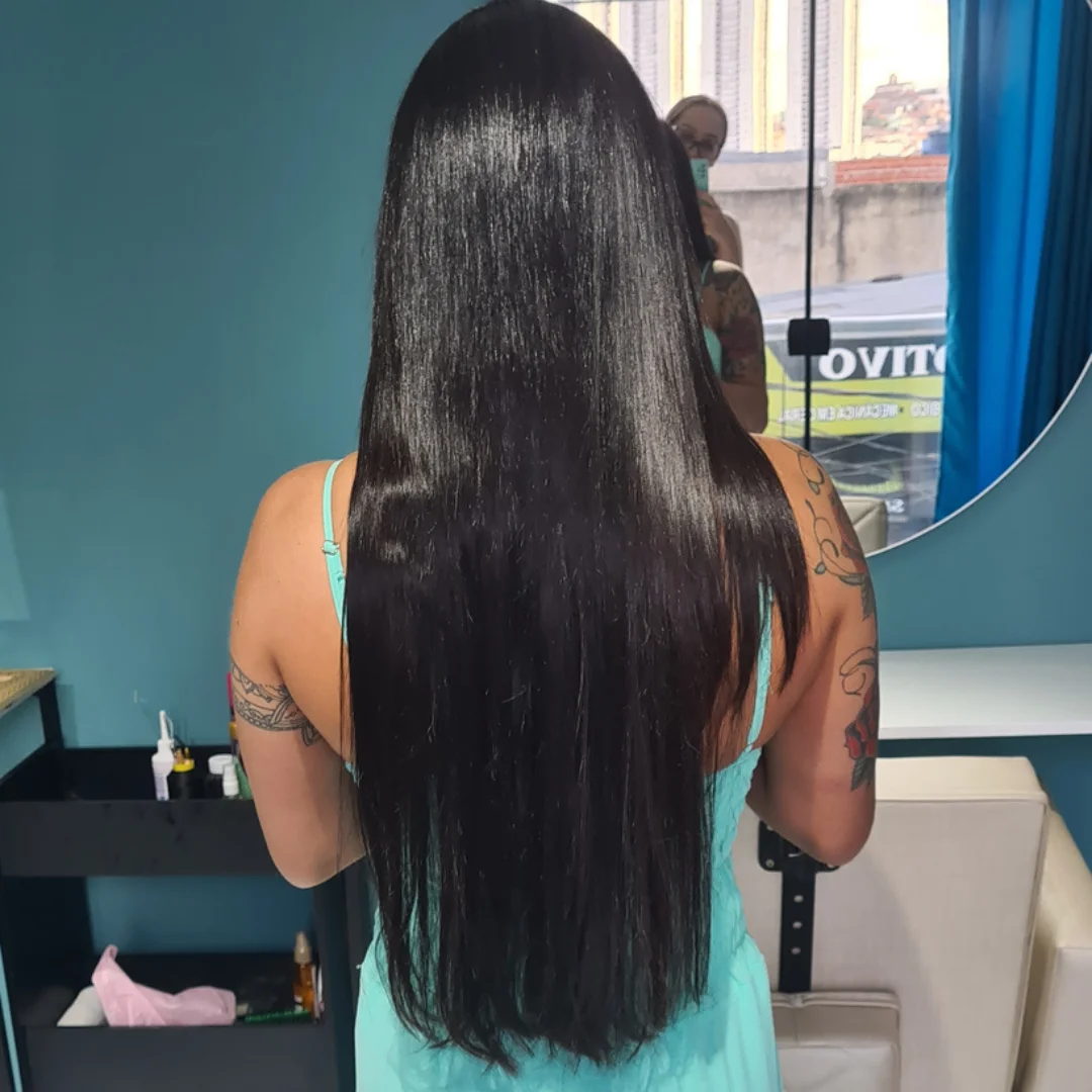 Antes e depois megahair