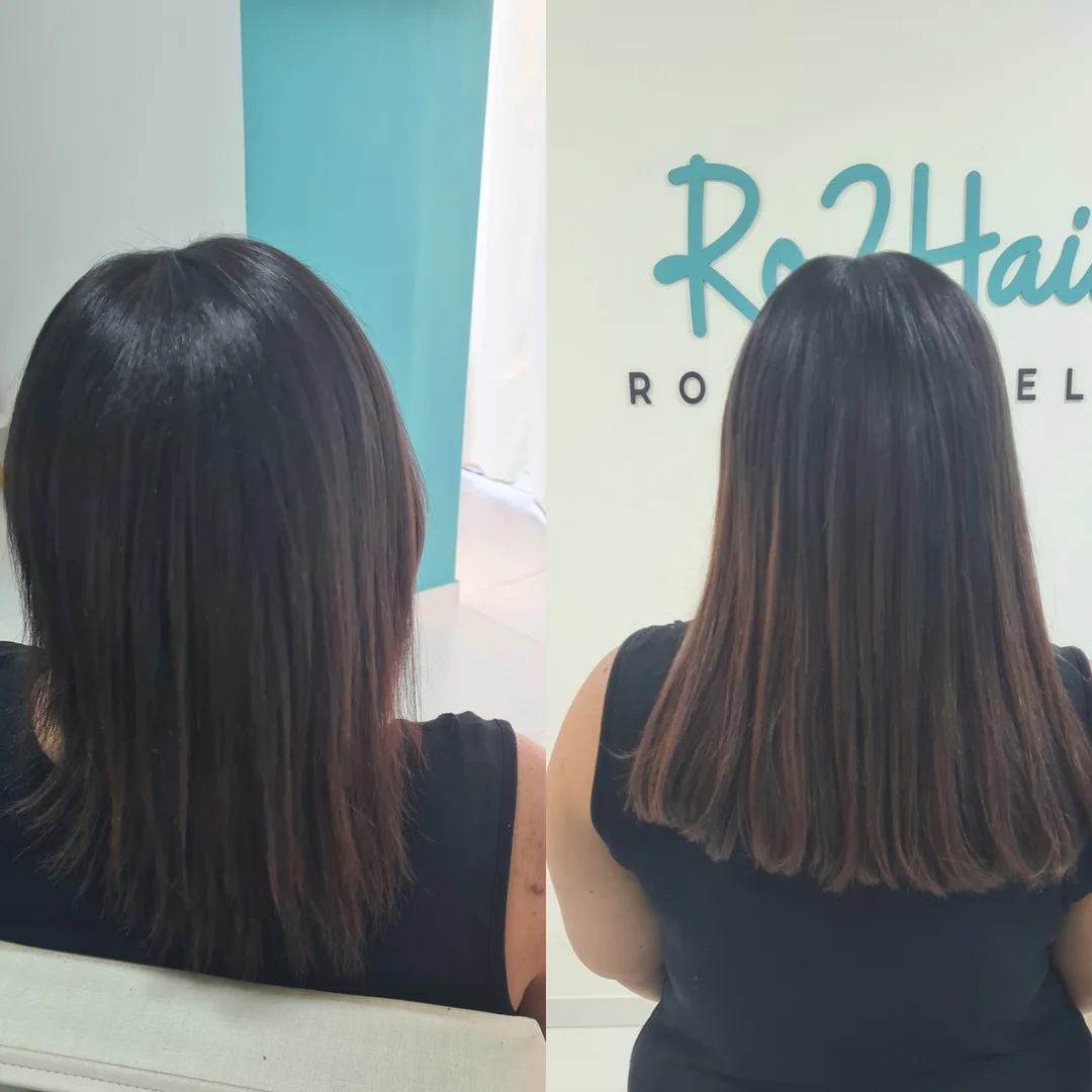 Antes e depois megahair